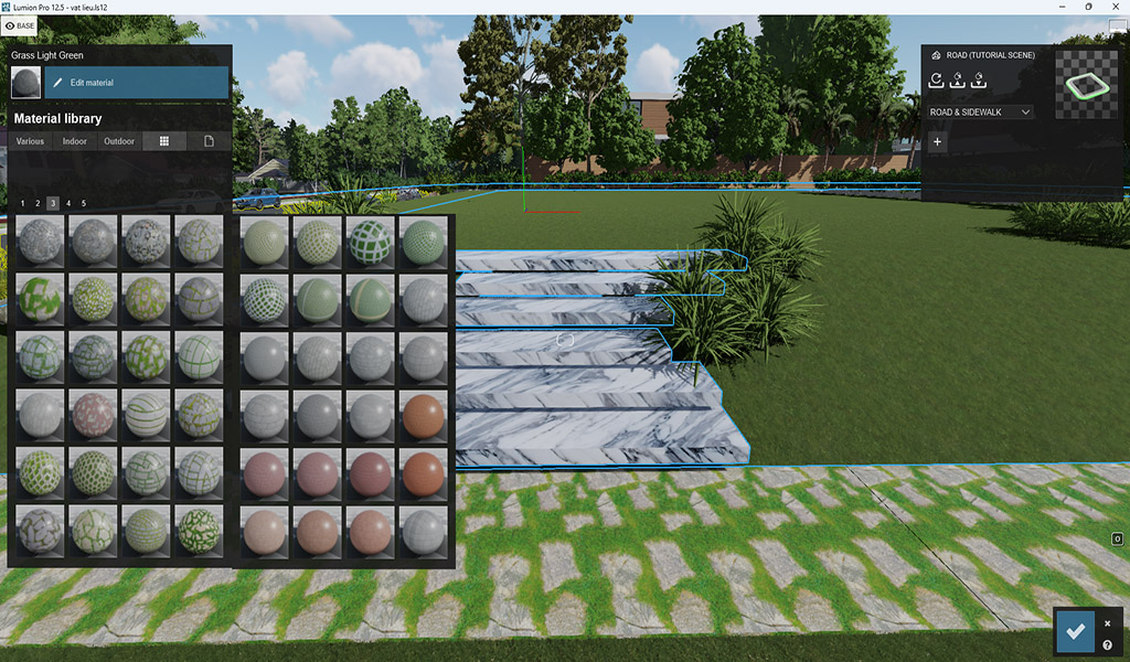 ĐÁ ĐƯỜNG ĐI SÂN VƯỜN LUMION